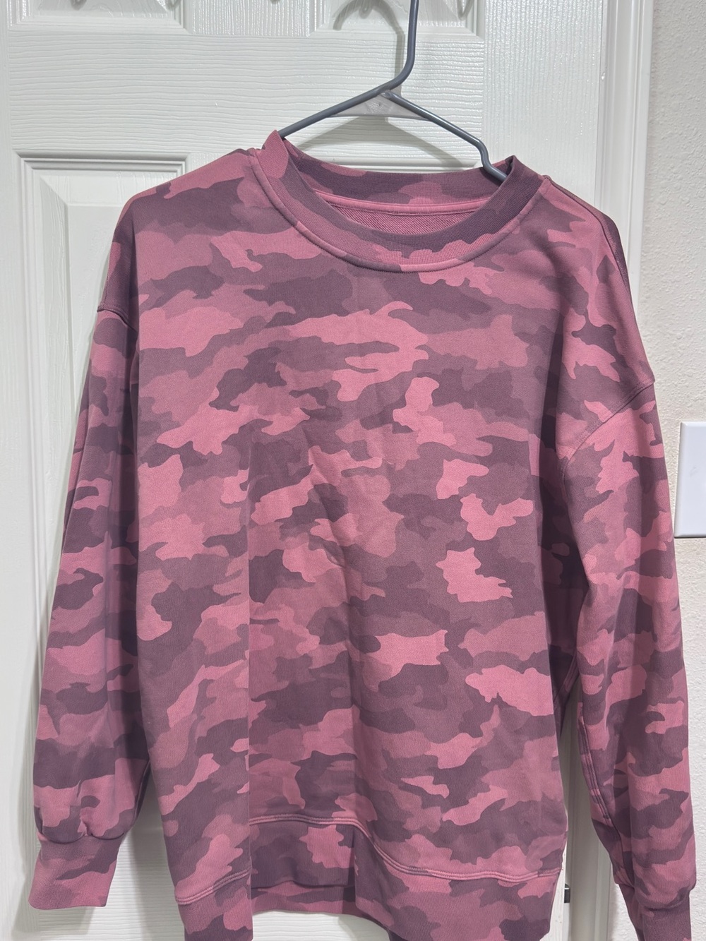 lululemon athletica Pink Camo Pullover Sweatshirt